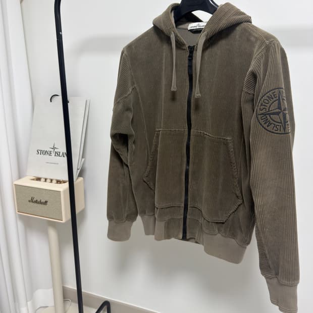 [ L ] 스톤아일랜드 코듀로이 후드 자켓