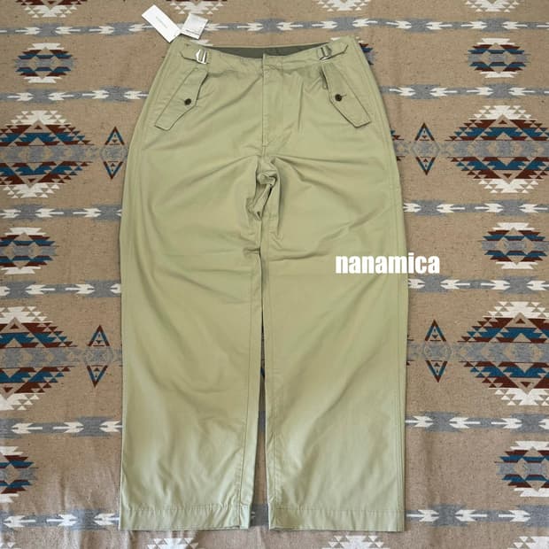 [32] 나나미카 사이드 벨트 와이드 팬츠 