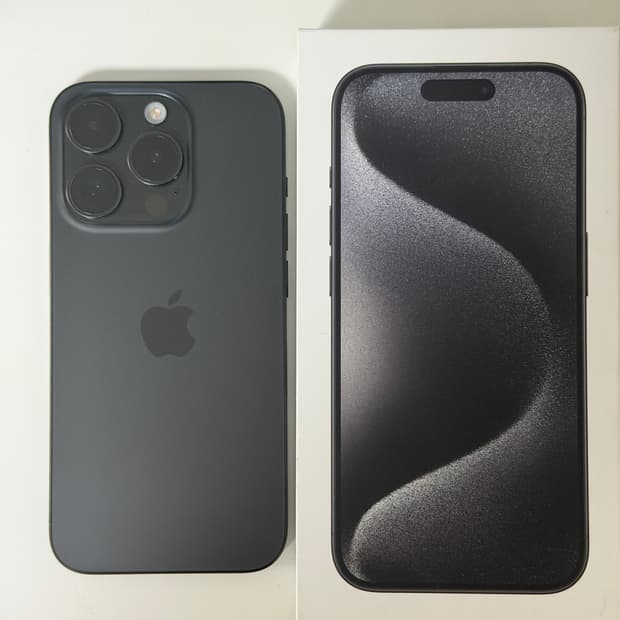 아이폰 15pro 256 블랙