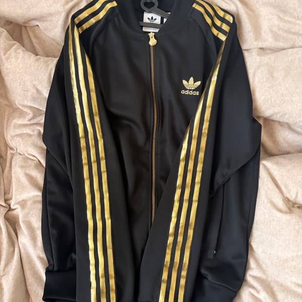 아디다스 SST 골드라인 블랙 트랙탑 xl