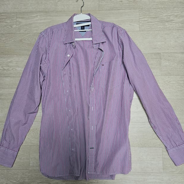 [새상품] 타미힐피거 레드 스트라이프 셔츠 (100)