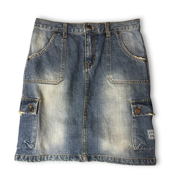 (28) 마루 데님 카고 H라인 스커트