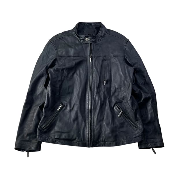 W 100 버버리 90s 램스킨 가죽 자켓