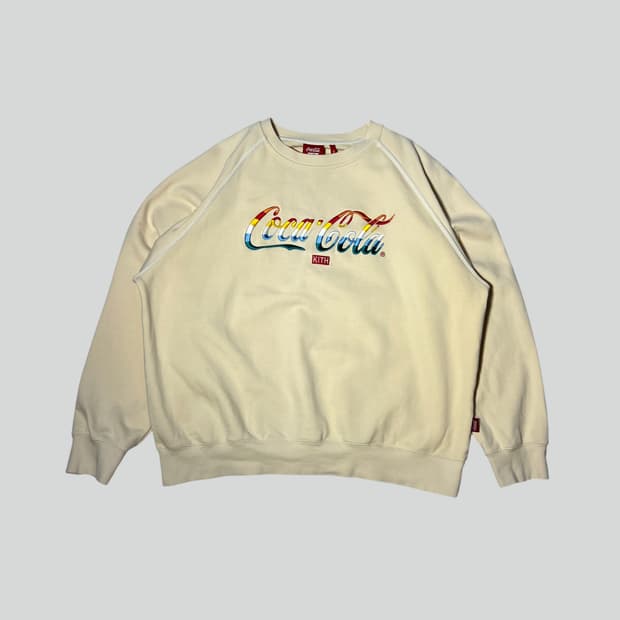 [XL]Kith 키스 코카콜라 콜라보 스웻셔츠