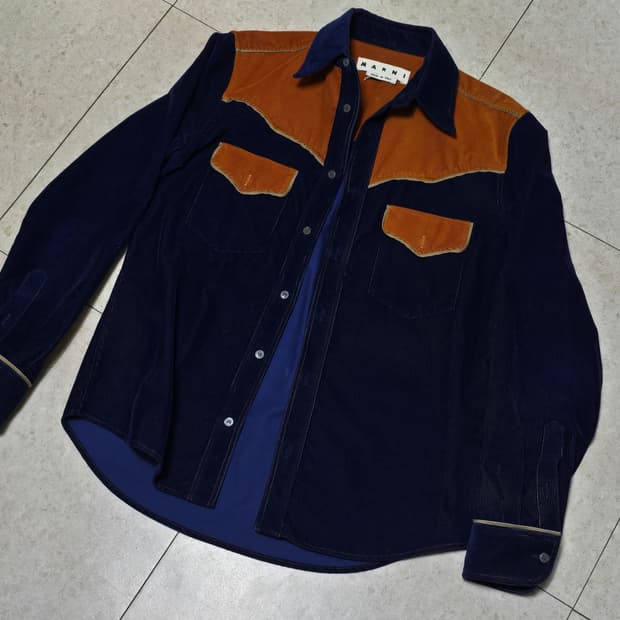 마르니 웨스턴 코듀로이 셔츠 48