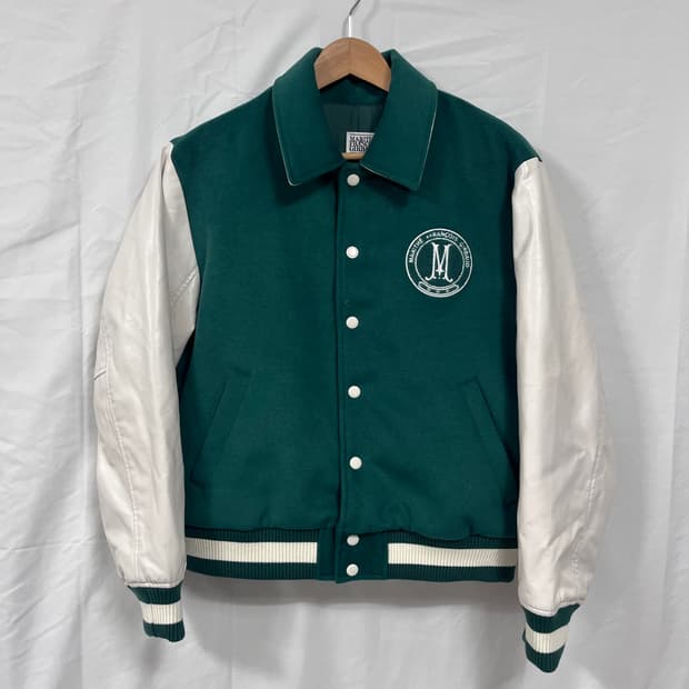 마리떼프랑소와저버 배색 바시티 자켓 (새상품)