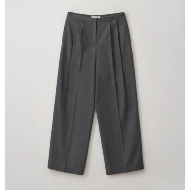 뉴욕나인스튜디오 sandro wool trouser in charcoal