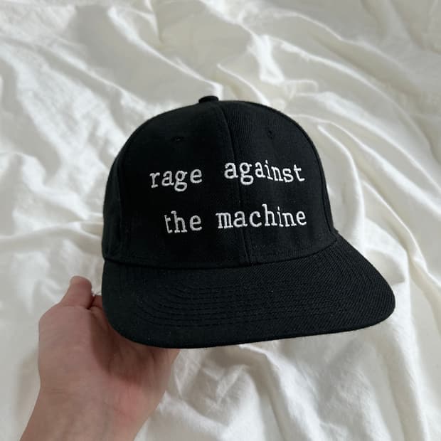 Rage against machine 오피셜 코튼 캡