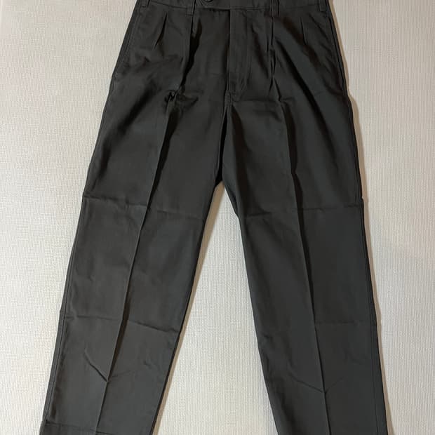 무료배송 - 새제품 유니클로 U 투턱 와이드팬츠(차콜) 36