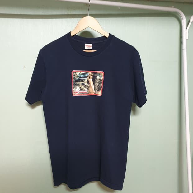 슈프림 larry clark girl 반팔티 m