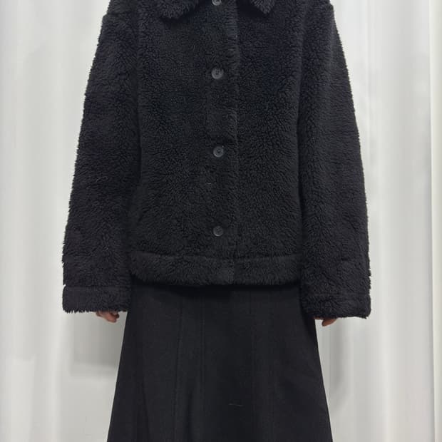uniqlo fleece button jacket