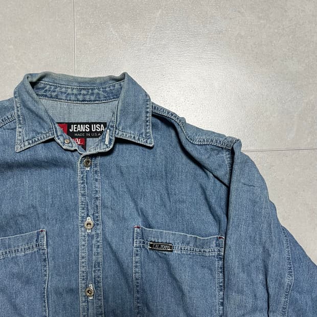 [L] made in USA 워크웨어 CAL 데님 셔츠