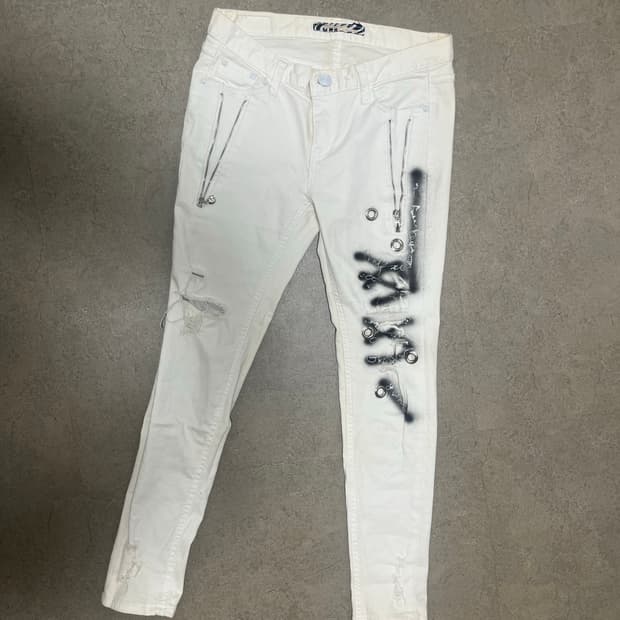 갸루 펑크 y2k 고딕 고스 매드펑크 락시크 바지