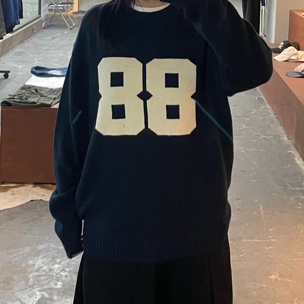 디스이즈네버댓 88 니트 스웨터 H2477