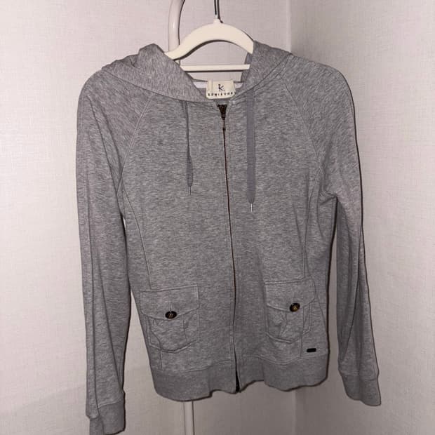 슬림핏 후드집업