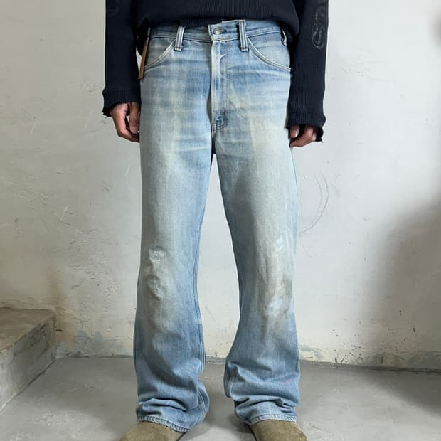 70's USA Made 빈티지 리바이스 646 벨바텀 부츠컷 오렌지탭