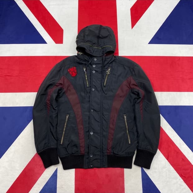 디젤 나일론 봄버자켓 (S 실측M)