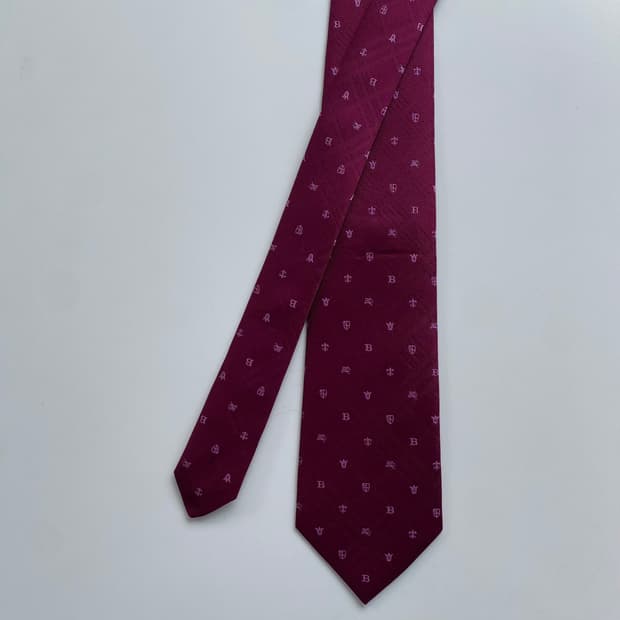 버버리 블랙라벨 모노그램 명품 정품 넥타이 (Burberry)8.6cm