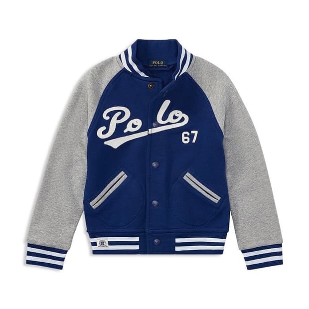 폴로 랄프로렌 코튼 바시티 자켓 주니어 L