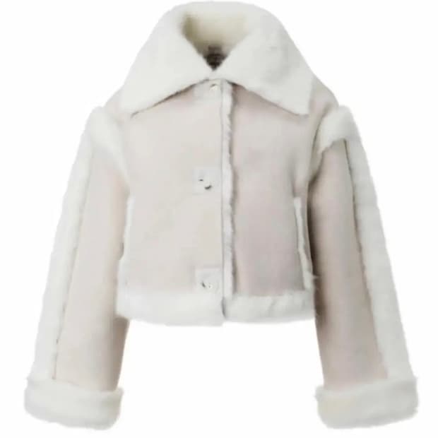 쓰리타임즈 버니퍼 무스탕 22fw