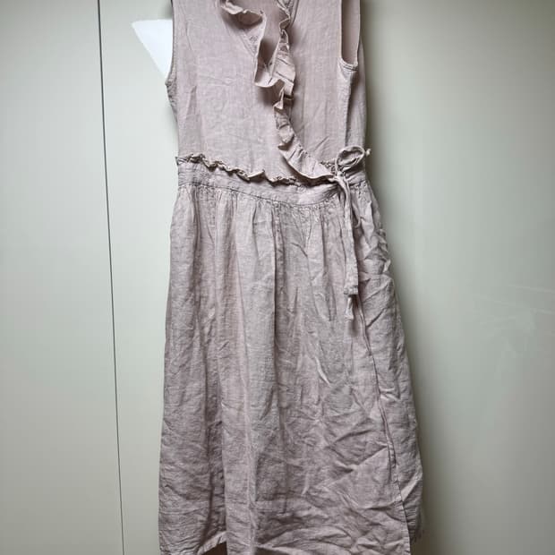 Marque de BRODEUSES 마100% 랩 원피스 표
