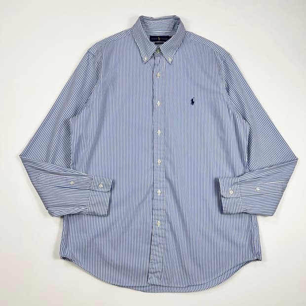 폴로 랄프로렌 클래식핏 스트라이프 셔츠 L