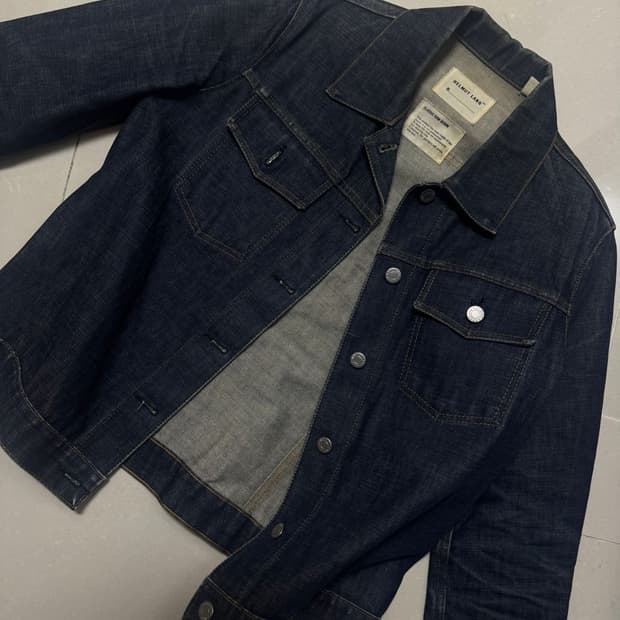 helmut lang 핼무트랭 클래식 생지 데님 자켓