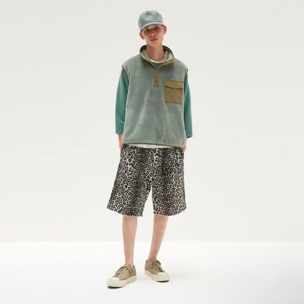 23ss CORONEL SHORTS LEOPARD
