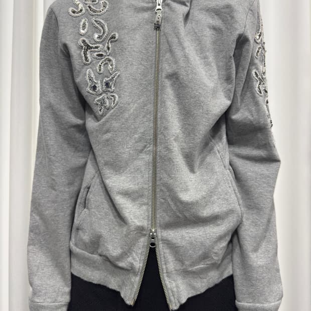 design patch hood twoway zipup