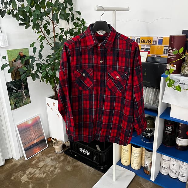 울리치 플란넬 셔츠 L