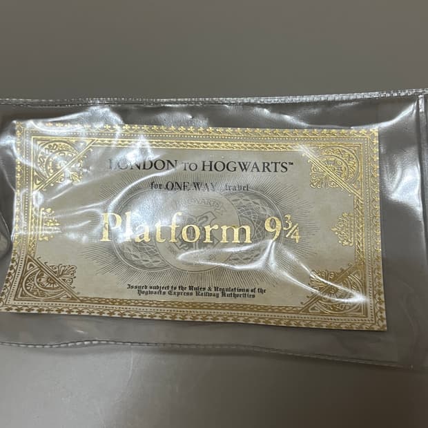 해리포터 9와 4분의 3 승강장 티켓 정품
