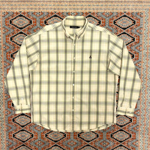 빈폴 베이지 체크 셔츠 남성105