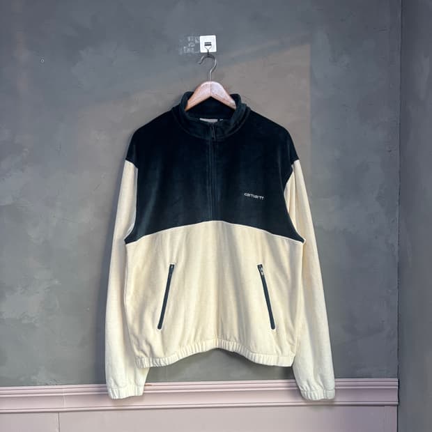 칼하트 wip 틸라 풀오버 벨벳 플리스 자켓 