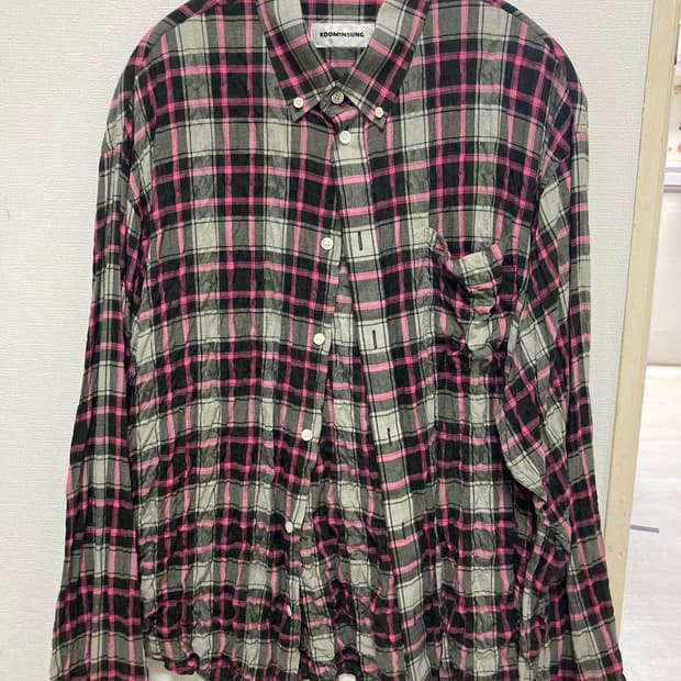 [S] 구민성 체크 셔츠