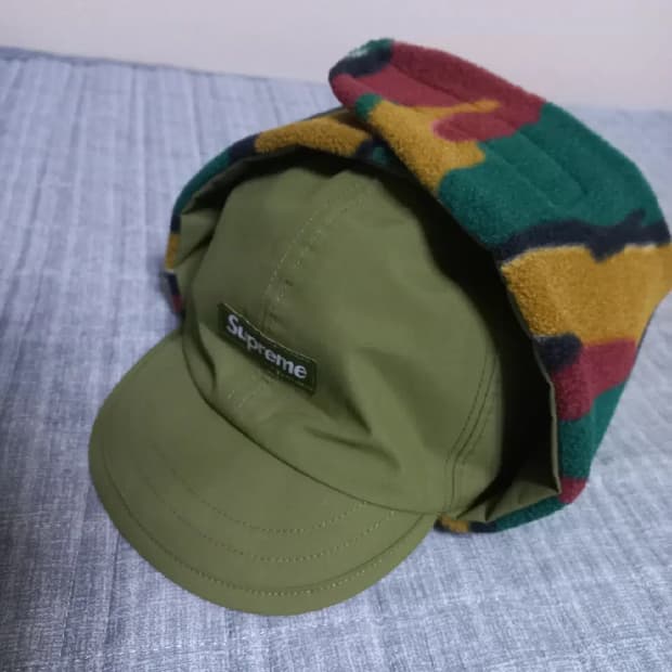 슈프림 코어텍스 이어플렙 모자
