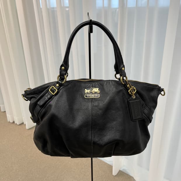 Coach Black Big Shoulder Bag