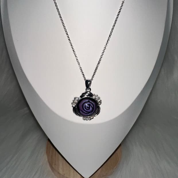오리엔탈 고스펑크 장미 목걸이