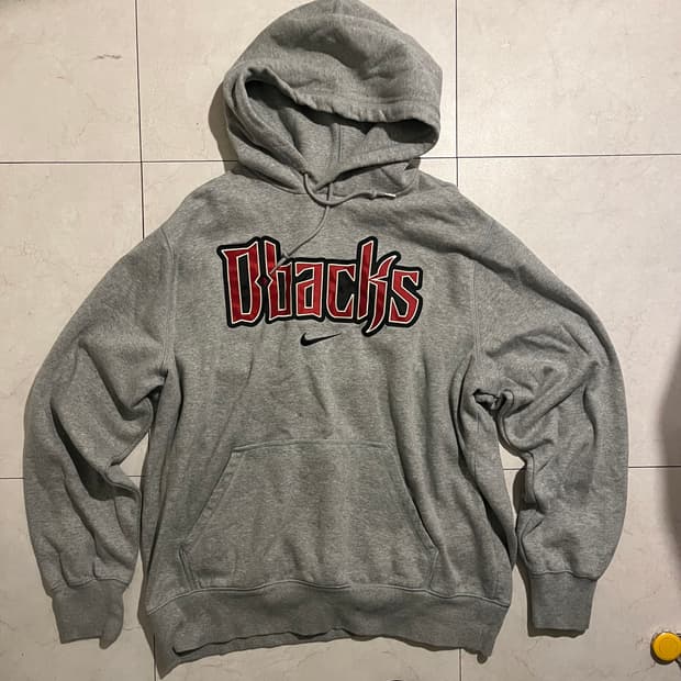 나이키 Dbacks 그레이 후디 xl