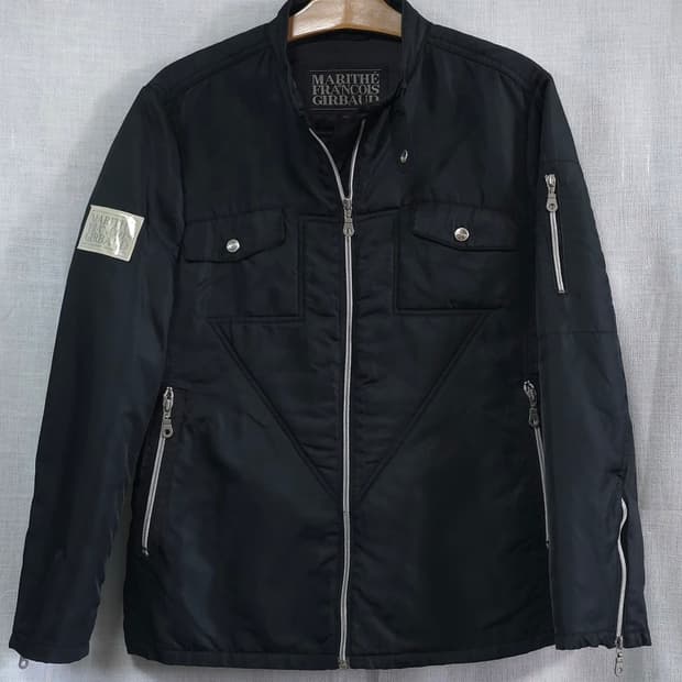 마리떼프랑소와저버 정품 얇은 패딩 바람막이 점퍼 라이더 자켓 95 바이크