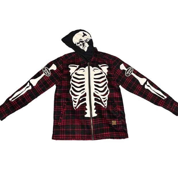 벤슨 플란넬 후드 자켓