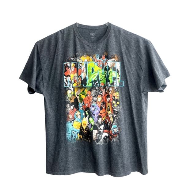marvel gray 티셔츠