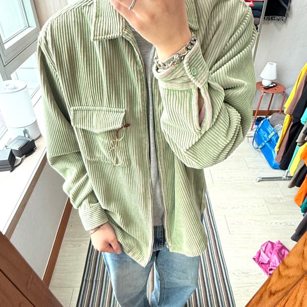 슈프림 코듀로이 플란넬 셔츠 자켓