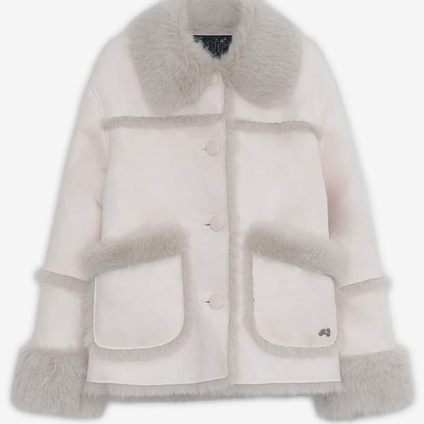 허그유어스킨 시어링 무스탕 자켓 