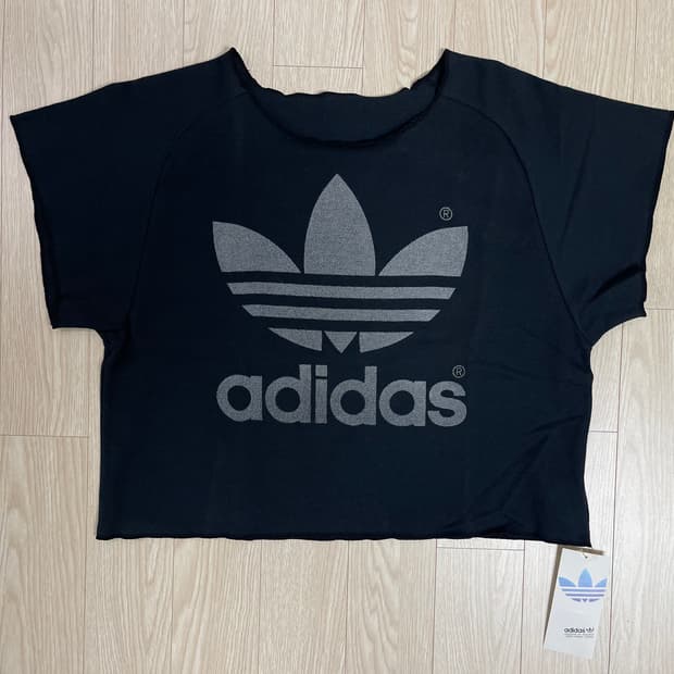 아디다스 90s 올드 트레포일 OG 크롭 티셔츠 5번 ADIDAS 