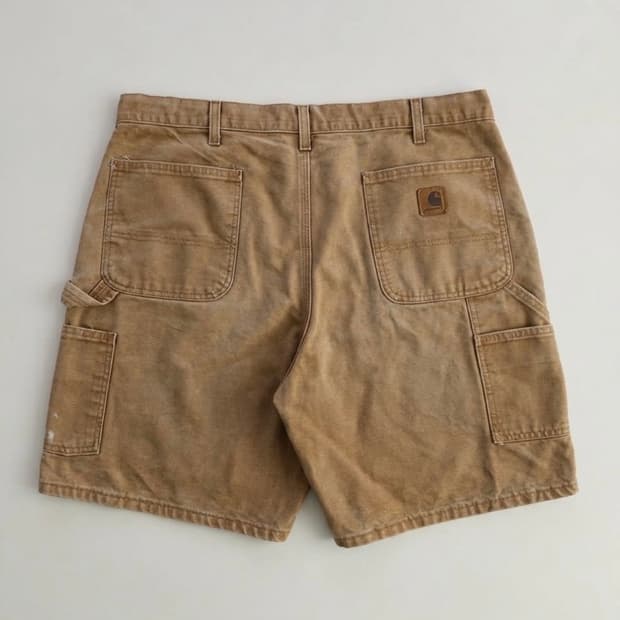 Carhartt B25 Duck Work Short Brown
