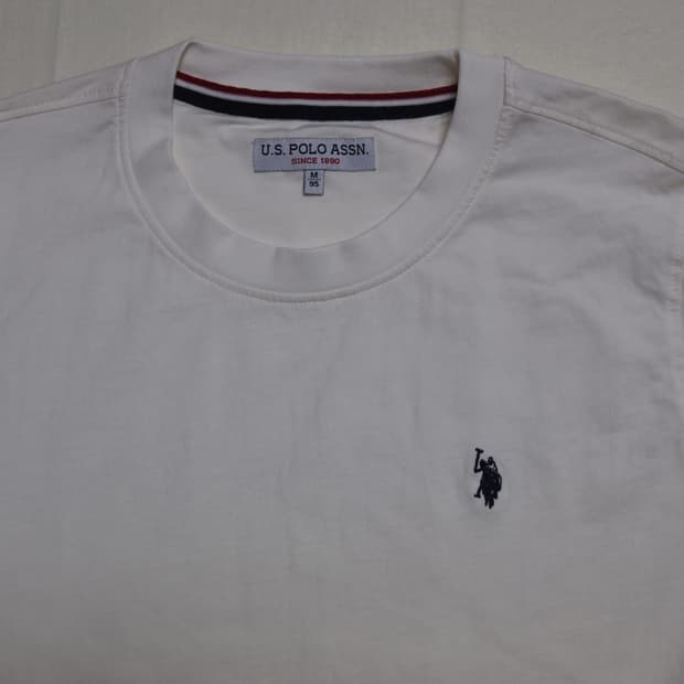 U.S. POLO ASSN. 브롤린 긴팔 티셔츠 화이트 M (95)