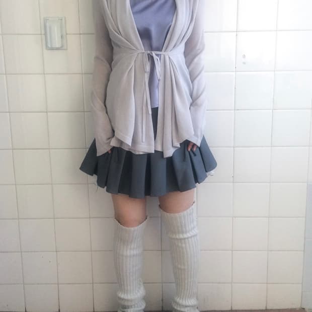 산빈티지 드레이프 타이가디건/ 구매가 48,000