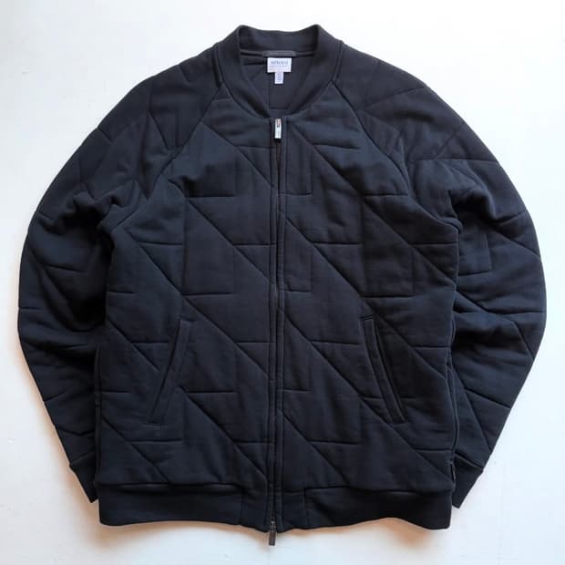 아르마니 꼴레지오니 퀼팅 봄버 재킷
