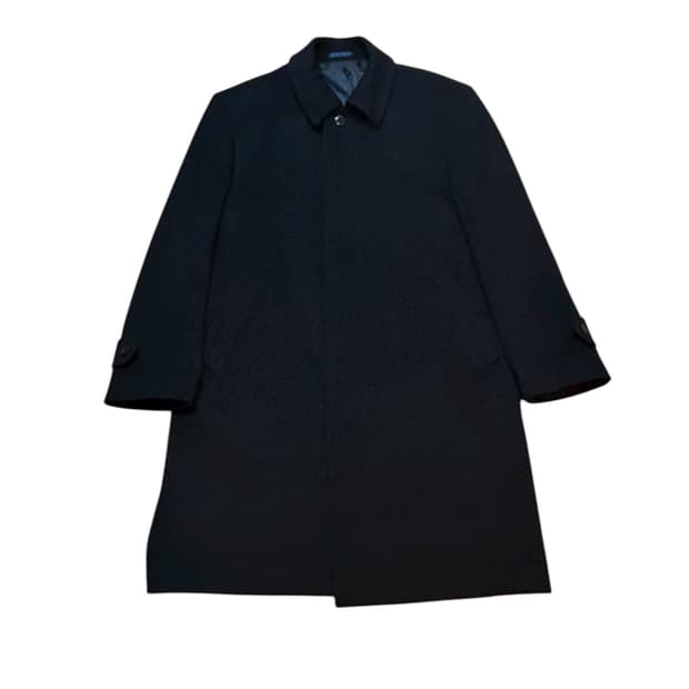 James Edmond New York 울 100% 롱코트