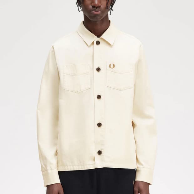 [L]프레드페리 트윌 오버셔츠 twill overshirt